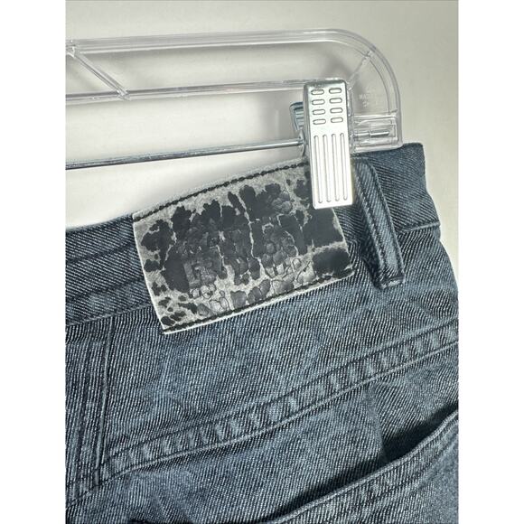 Marithe Francois Girbaud Jeans Dark Blue Y2K Loose Baggy Size 34 - Picture 2 of 8